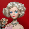 Gene Marshall wearing Franklin Mint Marilyn Monroe Diamonds costume from Gentlemen Prefer Blondes