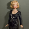 Marilyn Monroe doll wearing FM Some Like It Hot Dress
