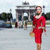 Photo of vinyl Gene Marshall doll wearing Meet Me In Paris