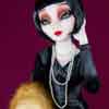 Joshua David McKenney's custom Pidgin doll inspired by Louise Brooks