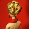 Photo of vinyl Gene Marshall doll wearing Ransom In Red