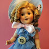 Shirley Temple Little Colonel porcelain doll photo