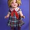 Shirley Temple 20 inch composition doll wearing Bright Eyes outfit