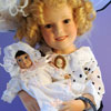 Danbury Mint Shirley Temple Bright Eyes porcelain doll by Elke Hutchens photo