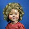 Shirley Temple 1930s 13 inch composition doll wearing Curly Top Daisy Dress