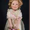 Danbury Mint Shirley Temple Flower Girl doll sculpted by Elke Hutchens