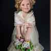 Danbury Mint Shirley Temple Flower Girl doll sculpted by Elke Hutchens