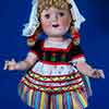 Shirley Temple Danbury Mint antique porcelain reproduction Heidi 14 inch doll