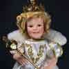 Danbury Mint Shirley Temple 75th Anniversary Doll wearing Little Princess outfit