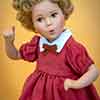 Danbury Mint Shirley Temple The Littlest Rebel porcelain doll by Elke Hutchens photo