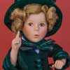 Danbury Mint Shirley Temple The Littlest Rebel porcelain doll by Elke Hutchens photo