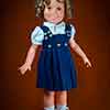 Shirley Temple Little Miss Broadway Danbury Mint dress up outfit on 1972 17 inch vinyl doll