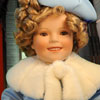 Danbury Mint Shirley Temple Makes Her Mark porcelain doll by Elke Hutchens photo