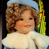 Danbury Mint Shirley Temple Makes Her Mark porcelain doll by Elke Hutchens photo