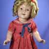 18 inch Ideal composition doll wearing Poor Little Rich Girl sailor outfit