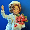 Shirley Temple Rose Parade Littlest Grand Marshal porcelain doll by Helen Kish photo