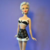 Photo of vinyl Gene Marshall doll wearing Simply Gene