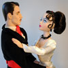 Photo of vinyl Gene Marshall doll wearing Estrellita and Trent Osborn wearing Cafe Ole