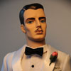 Photo of vinyl Trent Osborn doll wearing Derby Dreams Tux