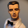 Photo of vinyl Trent Osborn doll wearing Derby Dreams Tux