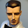 Photo of vinyl Trent Osborn doll wearing Derby Dreams Tux