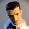 Photo of vinyl Trent Osborn doll wearing Derby Dreams Tux