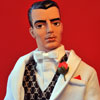 Photo of vinyl Trent Osborn doll wearing Jack of Diamonds