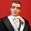 Photo of vinyl Trent Osborn doll wearing Jack of Diamonds