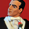 Photo of vinyl Trent Osborn doll wearing Jack of Diamonds