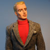 Photo of vinyl Trent Osborn doll wearing Star Wardrobe Separate Herringbone jacket