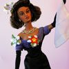 Violet Waters vinyl doll wearing Derby Eve outfit from 2003