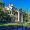 Disneyland Haunted Mansion exterior photo, January 2013