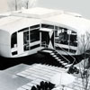 Disneyland Monsanto House of the Future model photo, April 1957