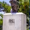 James Dean bust by Kenneth Kendall at Griffith Observatory, June 2001