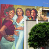 Hollywood High School mural, July 2002