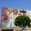 Hollywood High School mural, July 2002