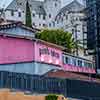 Pink Taco restaurant, Sunset Boulevard, Hollywood, April 2023