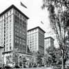 Biltmore Hotel in Pershing Square, Los Angeles vintage photo