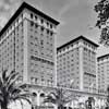 Biltmore Hotel in Pershing Square, Los Angeles vintage photo