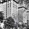 Biltmore Hotel in Pershing Square, Los Angeles vintage photo