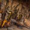 Disneyland Indiana Jones Adventure queue December 2015