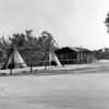 Disneyland Indian Village before opening, 1954