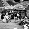 Scene from the 1950 MGM film Summer Stock with Hans Conreid, Gloria DeHaven, Phil Silvers, and Carleton Carpenter