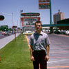 Las Vegas Thunderbird Judy Garland marquee photo, November 1965