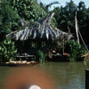 Disneyland Adventureland Jungle Cruise dock area 1950s