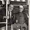 Disneyland Jungle Cruise, Walt Disney with Prime Minister Jawaharlal Nehru of India, November 12, 1961