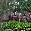 Disneyland Jungle Cruise native area photo, July 2012