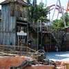 Knotts Berry Farm Ghost Town Wagon Camp Stunt Show photo, June 2010