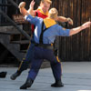 Knotts Berry Farm Ghost Town Wagon Camp Stunt Show photo, June 2010