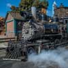 Knotts Berry Farm Ghost Town Train October 2014